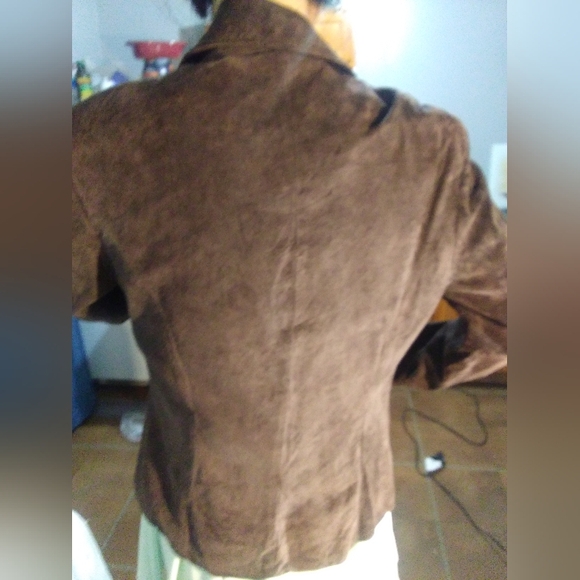 Croft & Barrow Suede Leather Jacket-- Small ° - Picture 6 of 11